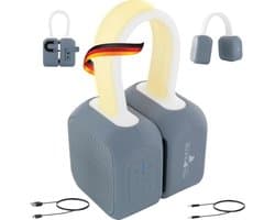 Draagbare Bluetooth Luidspreker met Licht en TWS Stereo | Waterdicht en Oplaadbaar | 1500 mAh Batterij