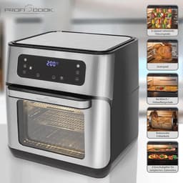 Heteluchtfriteuse XXL | 11 liter | 1500 watt | 9 automatische programma's | Roestvrij staal | LED-display | Veel accessoires — thumbnail 2