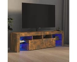 TV meubel met LED verlichting 140x36.5x40 cm