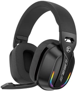 Ntech - Gaming Headset met Microfoon en RGB Light Zwart - koptelefoon draadloos - Draadloze Game Headset 2.4GHz, USB C Geschikt voor PS4, PS5, Xbox One, Xbox Series, PC en Nintendo Switch 2 - Bluetooth Gaming Headsets — thumbnail 1