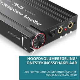 Hoofdtelefoonversterker voor HiFi Audio - Draagbare en Oplaadbare Stereo voor MP3, MP4, Telefoons en Computers — thumbnail 3