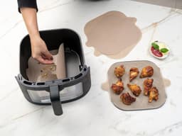 Nostik Airfryer Bakvellen 2 Stuks Vierkant Pfas Vrij 24x24cm — thumbnail 5