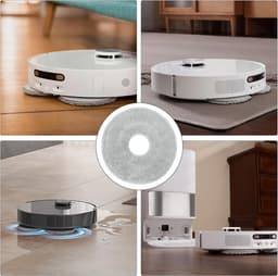 Accessoireset - Geschikt voor Dreame X50 Ultra Complete/ L50 Pro Ultra/S50 Pro - 2 Hoofdrolborstel, 6 Stofzak, 4 Zijborstels, 2 Filter, 4 Dweildoeken, 1 Reinigingsborstel — thumbnail 4