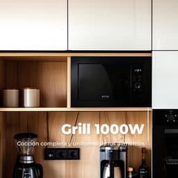 Inbouw Magnetron met Grillfunctie 25L Digitaal RVS Look — thumbnail 3