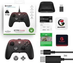 GameSir G7 Pro Controller met Oplaadstation: TMR Joysticks, Verstelbare Triggers & 4 Programmeerbare Knoppen - Shadow Ember — thumbnail 2