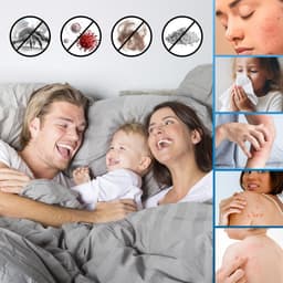 CLEANmaxx Anti-mijt-handstofzuiger snoerloos | kruimelzuiger draadloos | Matrasreiniger met UV-C-licht | Vernietigt 99,9% van alle mijten | Inclusief HEPA-filter en 250 ml stofreservoir | Ideaal voor allergiepatiënten [Limegreen] — thumbnail 2