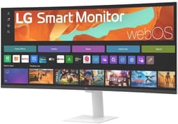 LG 34U601SA-W UltraWide Smart Monitor - Quad HD - WebOs - Apple AirPlay - Google Cast - 34 inch — thumbnail 3