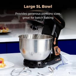 Krachtige 3-in-1 Keukenmixer met 1000W, 6 Snelheden en Planetaire Menging — thumbnail 4