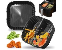 Air Fryer Silicone Vorm Hete Friteuse, 3 stuks Op maat gemaakte siliconen vorm accessoires voor Russell Hobbs XXL 8L/8.3L, Herbruikbare inzet in plaats van bakpapier