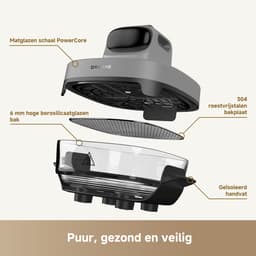 Dreame Tasti™ Airfryer - 5-in-1 Glazen Heteluchtfriteuse - 2,5L & 4,5L - PFAS-vrij — thumbnail 11