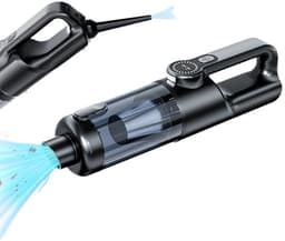 Draadloze handstofzuiger, krachtige draadloze stofzuiger, stofverwijdering met één knop, auto-stofzuiger, multifunctionele mini auto-stofzuiger, draagbare stofzuiger, zwarte uitvoering 2 — thumbnail 2