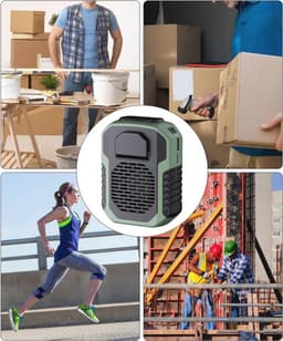 4-in-1 clip op tailleventilator - krachtige draagbare nekventilator voor buitenactiviteiten — thumbnail 5