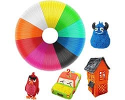 3D-pen Filament 1,75 mm PLA - 10 Kleuren voor Creatieve Projecten