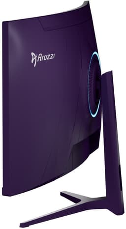 Arozzi Nova 34" Gaming Monitor - Curved - UWQHD VA - 165Hz - Paars — thumbnail 3