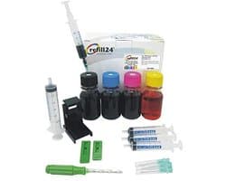 Navulset voor Inktpatronen 540, 541, 540 XL, 541 XL - Inclusief Toebehoren en 200 ml Inkt