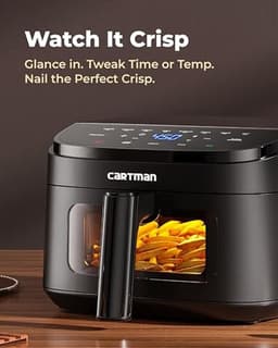 Compacte heteluchtfriteuse 3,7 liter met touchscreen en kijkvenster — thumbnail 3