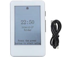 E-reader met 2.7 inch E Ink scherm - oogvriendelijk, glasvrij, met Bluetooth, MP3 en audiobooks - ideale e-boeklezer voor onderweg