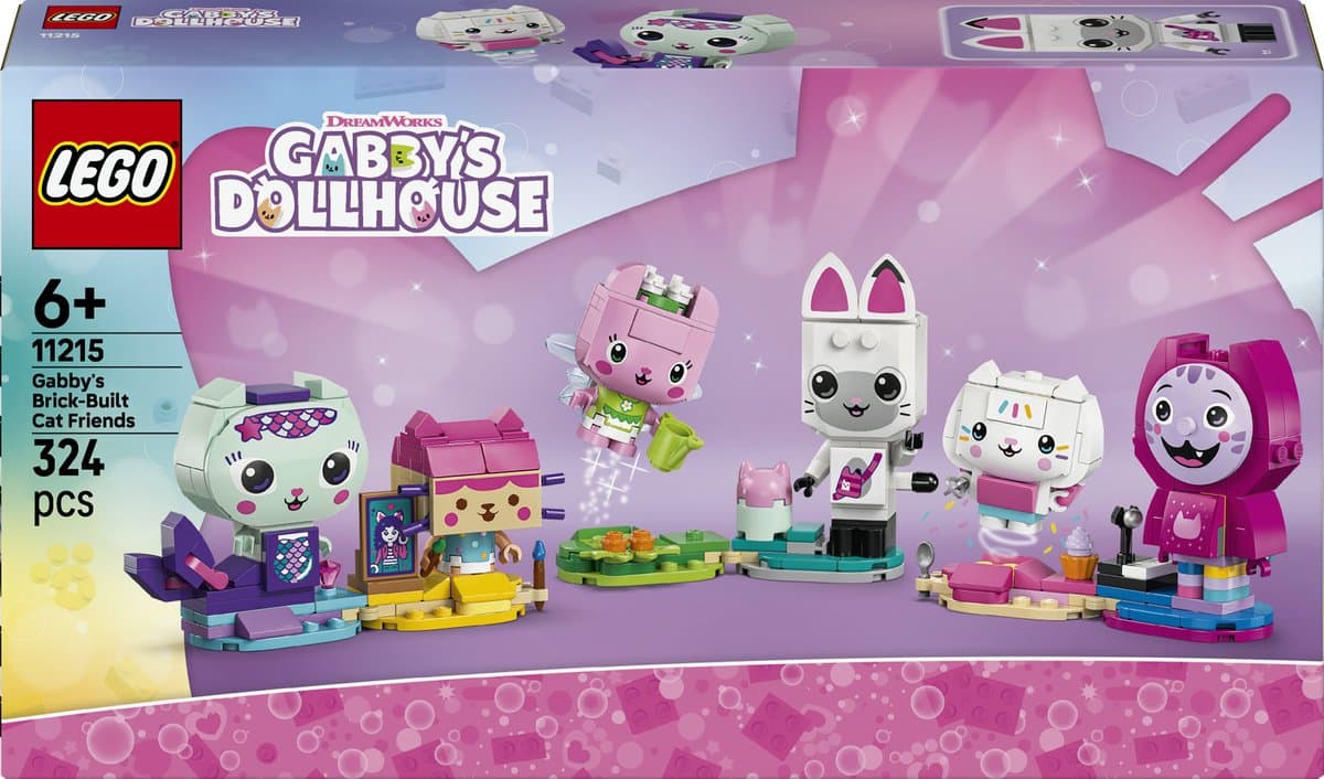 Lego Gabbys Dollhouse 11215 Gabby’s Kattenvriendjes Bouwstenen — afbeelding 1