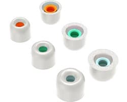 Ibley QuietSeal foam tips voor Sony WF-1000XM5/XM4/XM3 grijs - Foam Earplug - S/M/L formaat - 3 paar - 3 maten — afbeelding 1