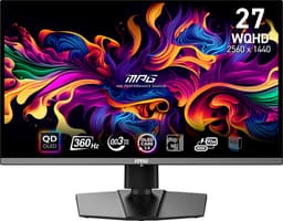 MSI MPG 271QRX QD-OLED - QHD Gaming Monitor - 360hz - 27 inch - USB-C 90w — thumbnail 11