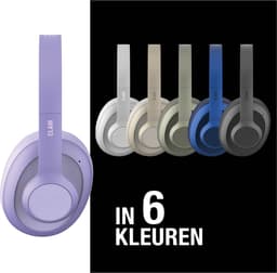 Fresh 'n Rebel Clam Blaze – Draadloze Bluetooth Koptelefoon – 80 uur Speelduur – Met volume wiel - Dreamy Lilac — thumbnail 2