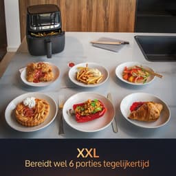 JAP Appliances Aspire - Airfryer - Inclusief 20 stuks bakpapier - Digitaal Kookboek - Grote XXL Heteluchtfriteuse - PFAS-vrij - Digitaal touchscreen - 1700W — thumbnail 6