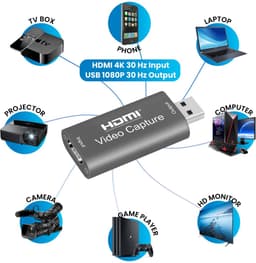 Good2know Capture Card HDMI naar USB 3.0 - 4K - Video Capture geschikt voor Nintendo Switch, PlayStation, Xbox, Windows, MAC - Game Capture — thumbnail 4