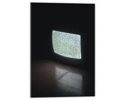 Acrylglas - Televisie zonder Beeld  - 40x60cm Foto op Acrylglas (Wanddecoratie op Acrylglas)