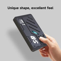Externe Harde Schijf - Draagbare Opslag - Snelle Back-ups - Schokbestendig Aluminium - 2.5 inch - Zwart — thumbnail 4