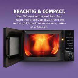 Lìon® Magnetron - Vrijstaand - Airfryer - Zwart - 10cm x 10cm x 10cm — thumbnail 3