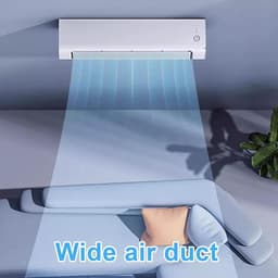 Draagbare Airco - Mobiele Koeler - Persoonlijke Koeling - Bladloos Ontwerp - 3 Snelheden - Wit — thumbnail 5