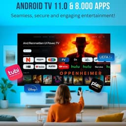SnelShoppen - Mini-projector 1080P Full HD Ondersteuning, Draagbare Beamer met WiFi 6 en Bluetooth 5.4, 720P Native, Autokeystone, 180° Rotatie, HDMI/ — thumbnail 2
