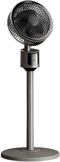 Vloerventilator Stil 30 dB met 3 Snelheden – USB Draagbaar – Krachtige Luchtstroom tot 5 Meter – Grijs — thumbnail 1