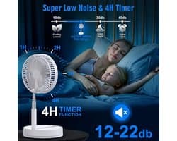 Statiefventilator - Zomerkoeling - Staande ventilator - Verkoeling woonkamer - Slaapkamer ventilator - Hittegolf oplossing - Verstelbare ventilator - Ventilator met afstandsbediening - Stille ventilator - Draaibare kop - Frisse lucht in huis - Ventil — afbeelding 1