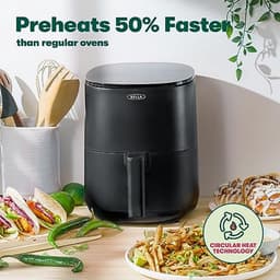 Heteluchtfriteuse - Multikoker - Gezond Koken - Digitale Touchscreen - 2.9 Liter - Mat Zwart — thumbnail 4