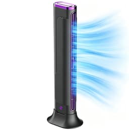 Draagbare Airco - Persoonlijke Koeler - Persoonlijke Koeling - Bladloze Constructie - 7.9 x 10.9 x 7.9 cm - Donkergrijs — thumbnail 5