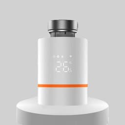 Slimme thermostaat - Radiatorregelaar - Energie besparen - Draaibaar display - 89 x 54 x 54 mm - Wit — thumbnail 4