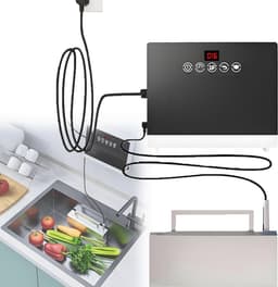 Draagbare Vaatwasser - Mini Vaatwasser - Keuken Reinigen - Geen Installatie Nodig - 36 x 27 x 27 cm - Zilver — thumbnail 1