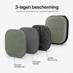 Sounix Koptelefoon Hoes - Harde Beschermcase voor JBL, Sony & Bose Koptelefoons - Waterafstotende Opberghoes met Draagband - Groen — thumbnail 4
