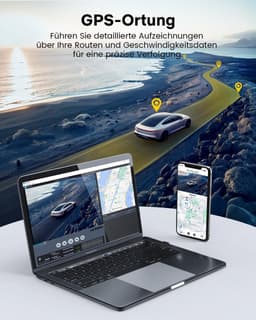 Dashcam Auto - Autocamera Voor Achter - Veilig Rijden - 4K Resolutie Touchscreen - 318 inch Scherm - Zwart — thumbnail 2