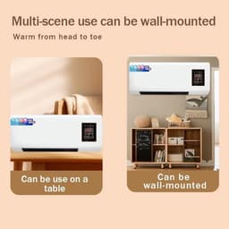 Wandairconditioner - Mini Split Unit - Ruimte Koelen - Stille Werking - 2000W - Wit — thumbnail 3