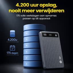 BP® AI Voice Recorder - 64GB - AI Dictafoon - Transcriptie & Samenvattingen - Audio Recorder - Bluetooth App - Mindmaps — thumbnail 5