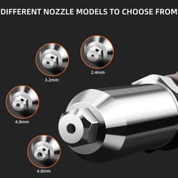 Rivet gun adapter met afneembare kunststof handgreep - elektrische klinknagelkop - krachtige en duurzame uitvoering - ShopVlot — thumbnail 2