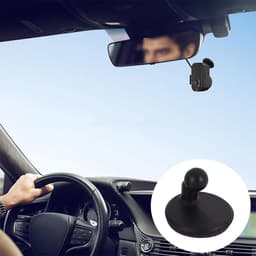 SnelShoppen - 2 stuks Zelfklevende DashCam Balhouder - Universele Houder voor Dashboardcamera met Laag Profiel - Zwart - Geschikt voor Diverse Modelle — thumbnail 3