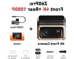 Dashcam Auto – Videorecorder – Rijcamera – Auto Camera – Dual Lens – 4K Front + Full HD Achter – Sony STARVIS Sensor – 5GHz Wi-Fi & ADAS Veiligheidsfunctie