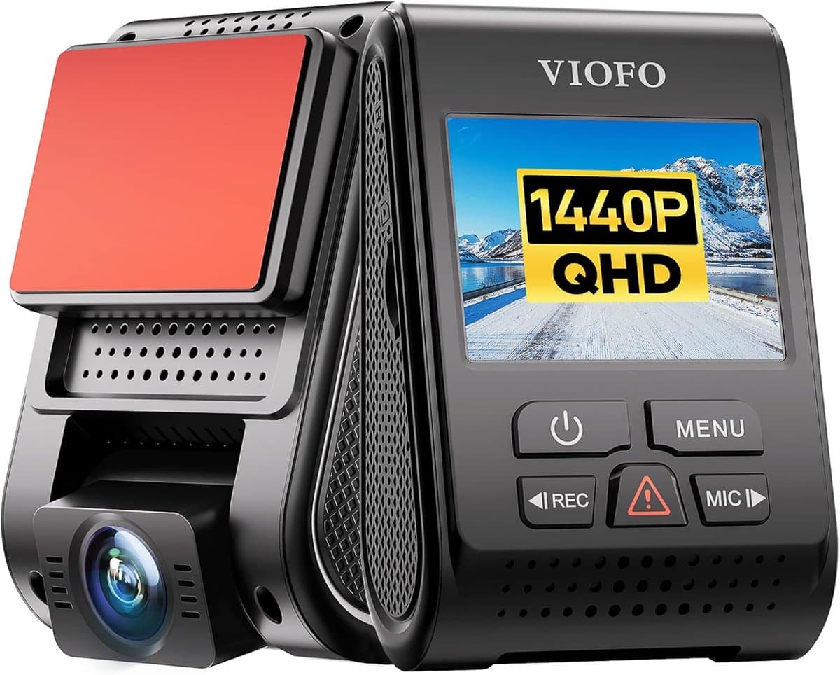 Thijox - A119 V3 Dashcam 2K, GPS, True HDR, 2560x1660P Quad HD+, Ultra Heldere Nachtvisie, 140 Graad Groothoek, Bewegingsdetectie, G-Sensor, Time Laps — afbeelding 1