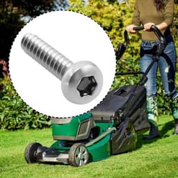 Schroeven 4,8 x 25mm - 6 stuks - Roestvrij Staal - Corrosiebestendig - Compatibel met Mountfield SP53H - Eenvoudig te installeren - Bevestigingsschroeven — thumbnail 4