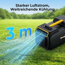 Mobiele airco 3500 BTU draagbare camping airconditioner met app bediening 5-in-1 klimaatapparaat voor tent camper en busje — thumbnail 3