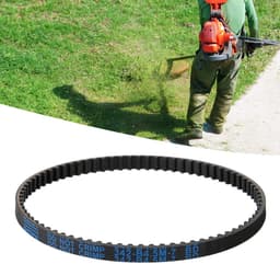 Grasmaaierriem - Aandrijfriem Transportband - Tuinonderhoud - Eenvoudige Installatie - 115 cm Diameter - Zwart — thumbnail 2