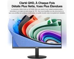 HKC V2718QS - QHD IPS Monitor - 27 Inch - 144 Hz - 5ms